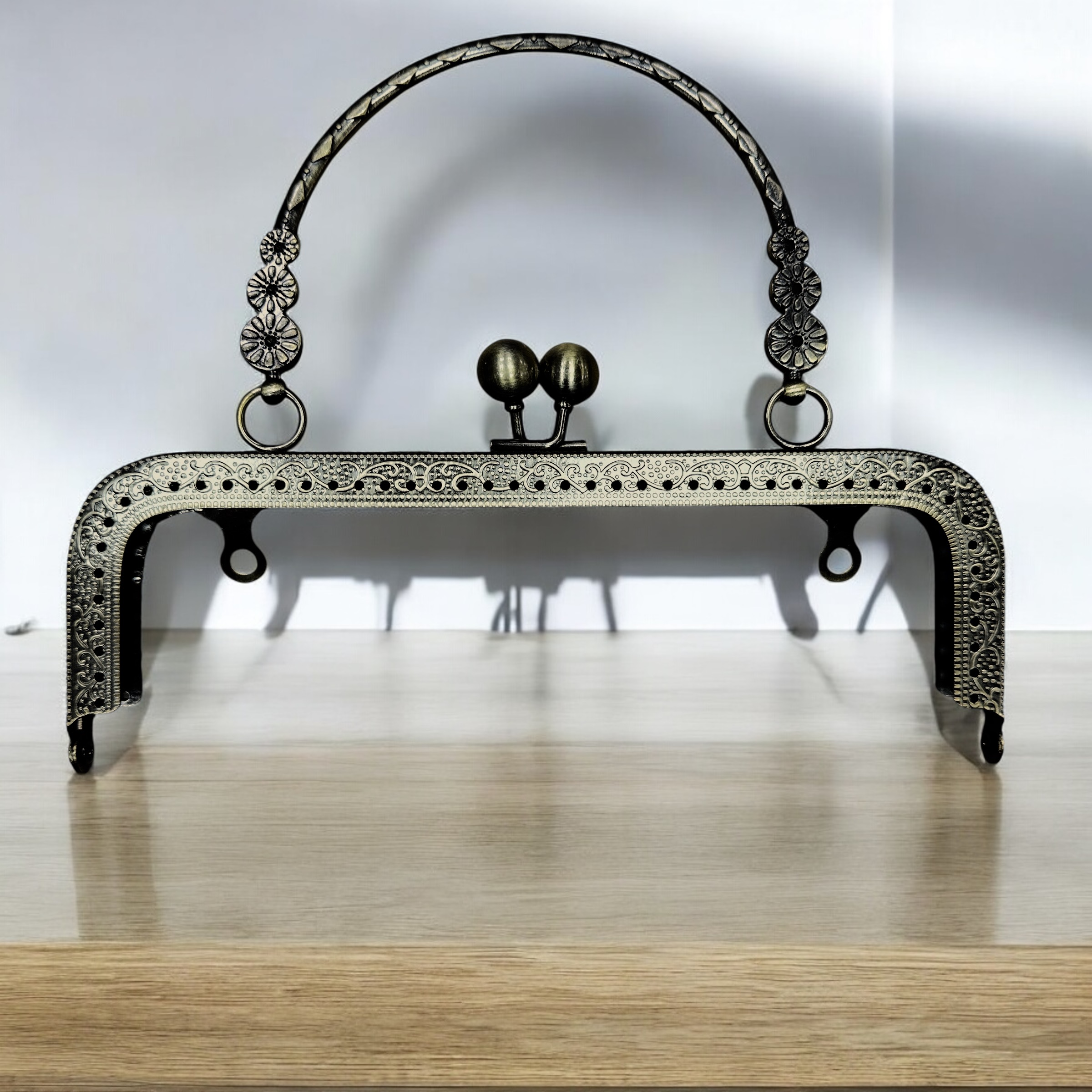 18.5 cm DİKMELİ BURS ANTRASİT